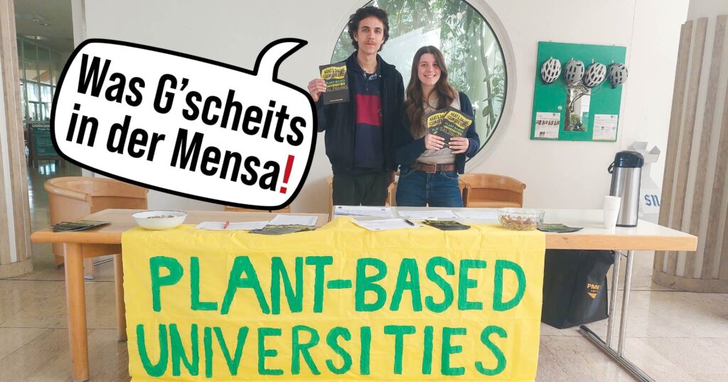 Vegane Unis dank Plant-Based Universities-Aktivist*innen