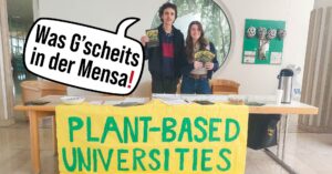 Mehr über den Artikel erfahren Vegane Unis dank Plant-Based Universities-Aktivist*innen